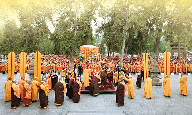 2007年10月悟覺妙天禪師親率一千多位菁英弟子，前往中國禪宗祖庭嵩山少林寺，完成兩岸法脈的接軌